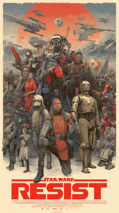 Star Wars Epic Battle Poster