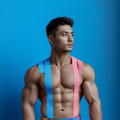 Kinesiology Tape on Shoulders