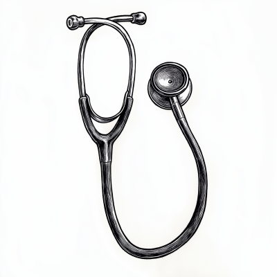 Stylized Stethoscope