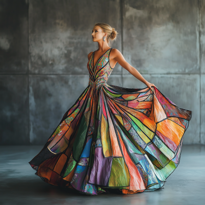Kaleidoscope Gown
