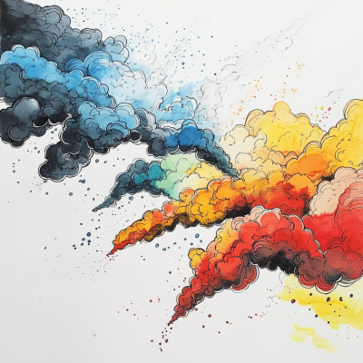 Decorative Clouds Illustration