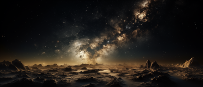 Golden Cosmic Dust