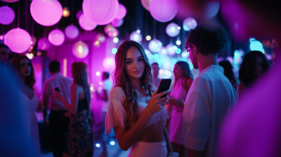 Influencer at Party