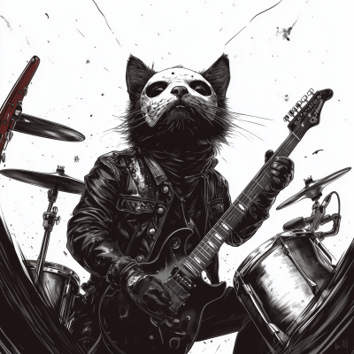 Metal Band Cat