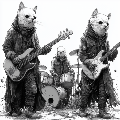 Metal Band Cats