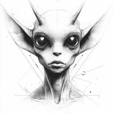 Cubist UFO Devil