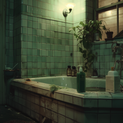 Creepy Bathroom Scene