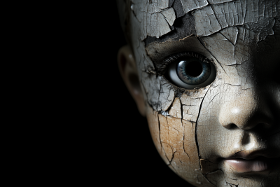 Creepy Doll Face