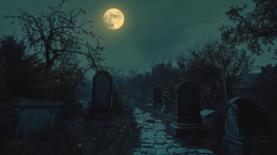 Moonlit Grave