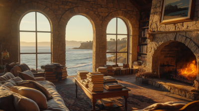 Serene Oceanfront Study