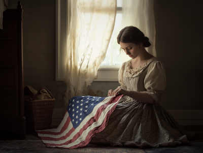 Woman in an Old Setting