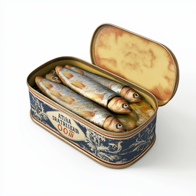 Vintage Sardine Tin