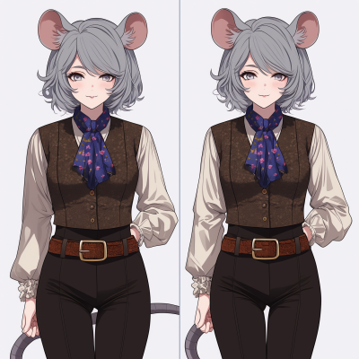 Girl with Mouse Features