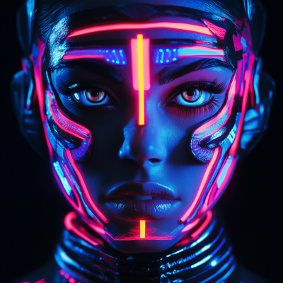 Futuristic Female Portrait