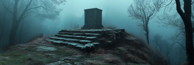 Stone Altar at Dusk