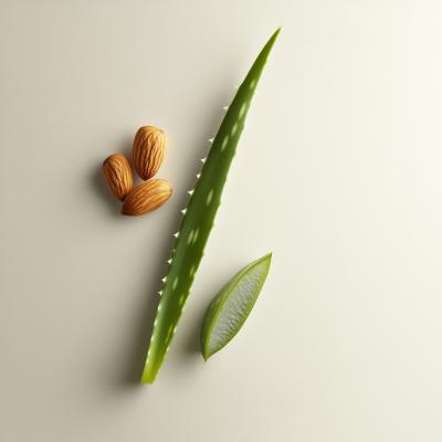Creative Aloe Vera and Almonds