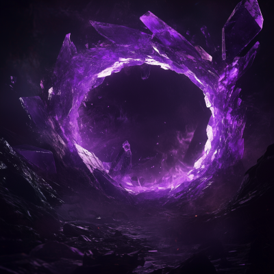 Collapsing Crystal Portal