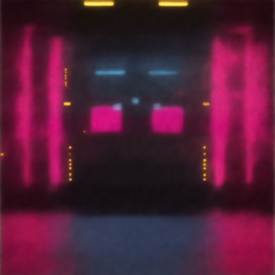 Cyberpunk Disco Wall