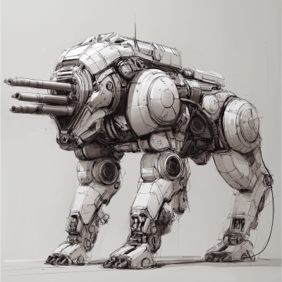 Mechanical Lion War Machine