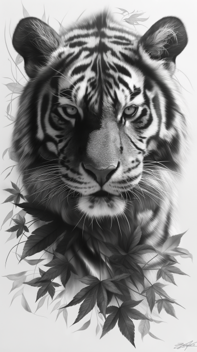 Tiger Tattoo Illustration