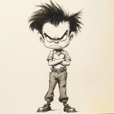 Vintage Punk Character