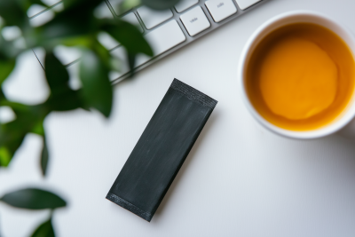 Coffee Sachet and Cup