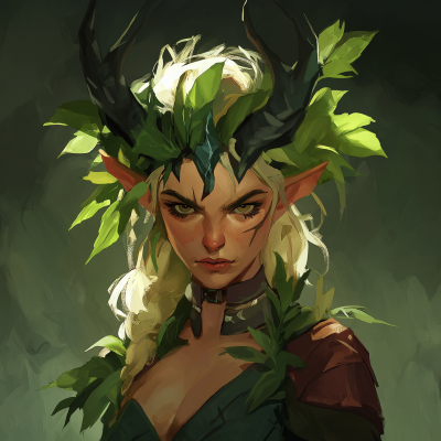Evil Female Druid