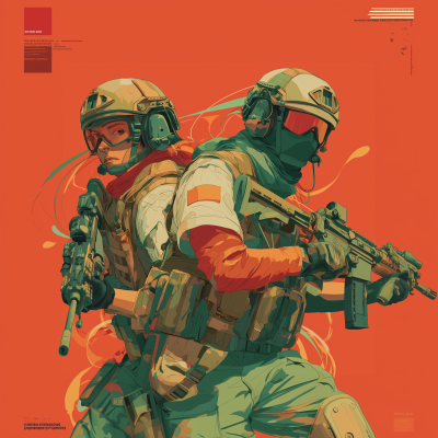Future Soldiers in Airsoft Competition