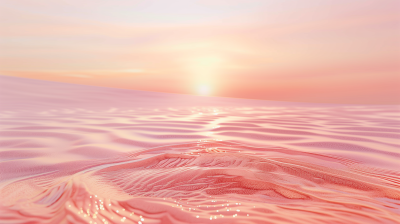 Sunset Over Tranquil Lake