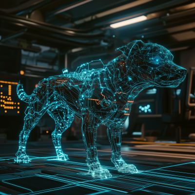 Cyberpunk Robot Dog