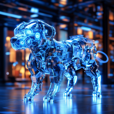 Cyberpunk Robot Dog
