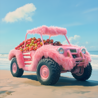 Furry ATV on the Beach