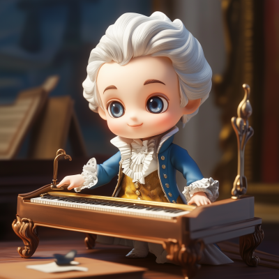 Cute Mozart Character