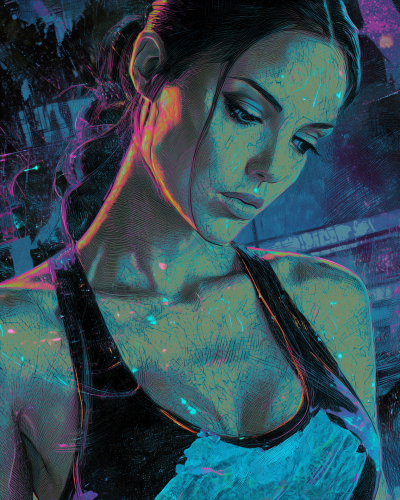Neon Noir Fashion