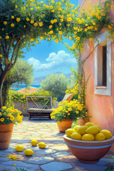 Vibrant Mediterranean Sunshine