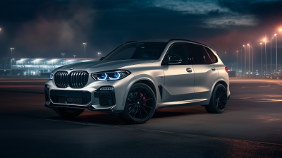 BMW X5 at Night