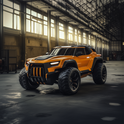 Futuristic Luxury Off-Road Vehicle