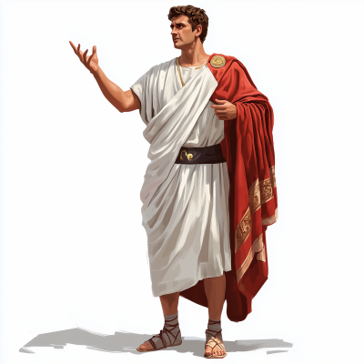 Roman Magistrate Illustration