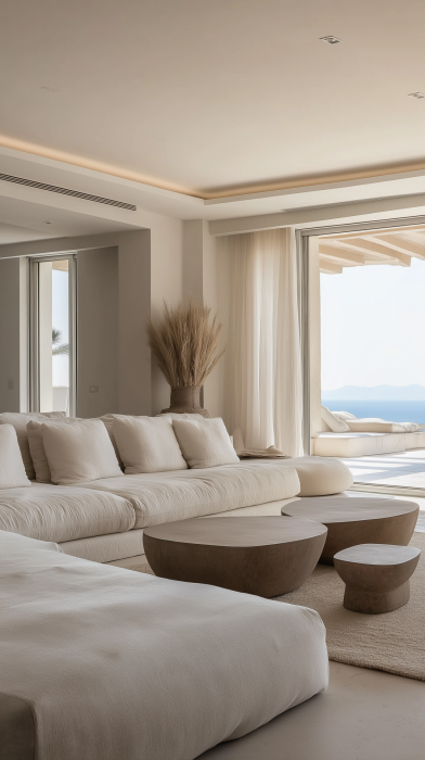 Luxury Living Room in Greece