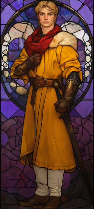 Young Man in Mustard Robes