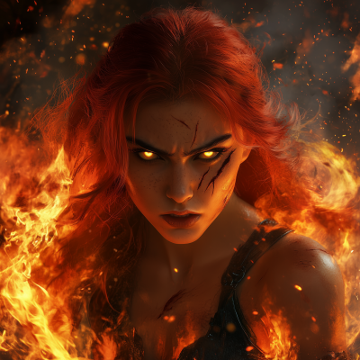 Fiery Sorceress