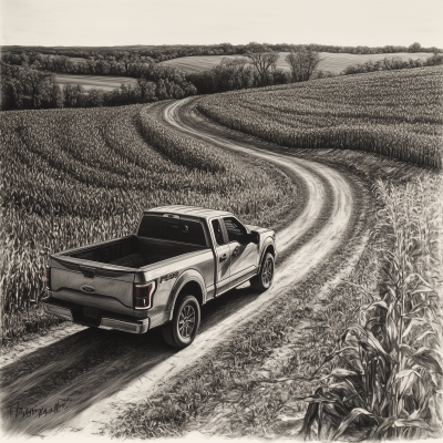 Ford F Etching