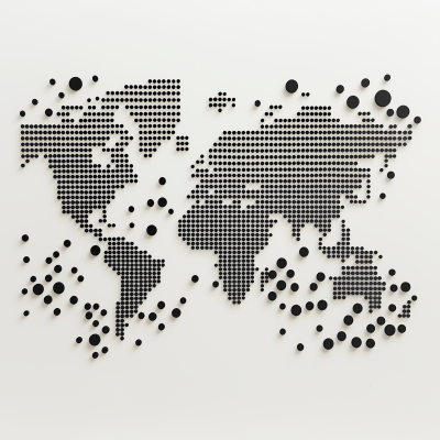Global Map in Dots
