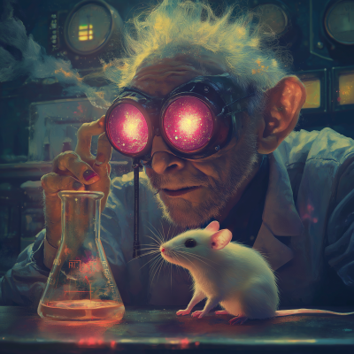 Mad Scientist’s Psychedelic Experiment