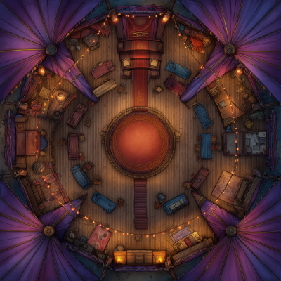 Circus Tent Battlemap