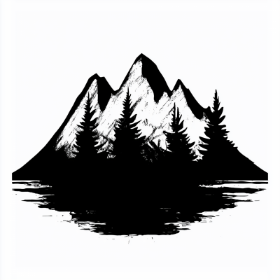 Vintage Black and White Logo