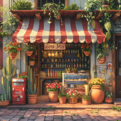 Charming Mexican Street Shop