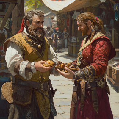 D&D Characters Bartering