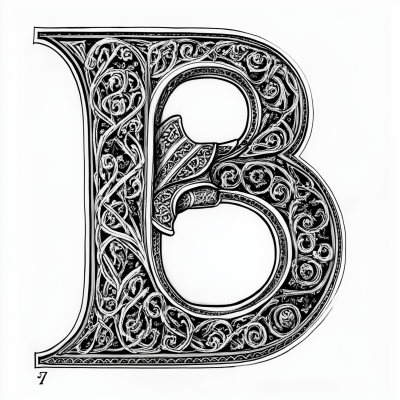 Decorative Capital B
