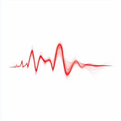 Abstract Heartbeat Line